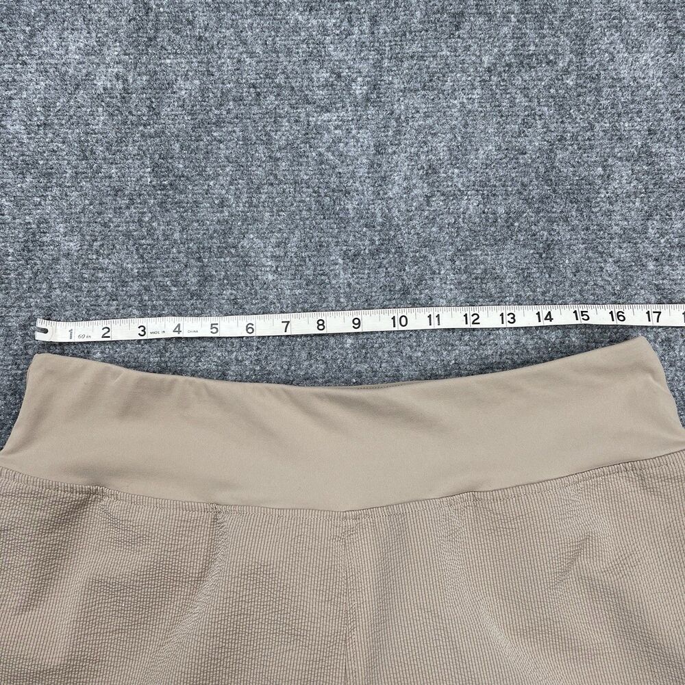 Sage Collective Pants Womens XL Textured Tapered Leg Cargo Crop Beige Pull On - Picture 8 of 13
